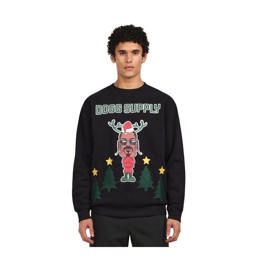 Snoop Dogg Supply Christmas Sweater Mens 2XL Ugly Fleece NWT